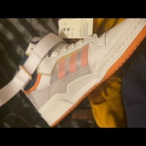 Brand New White and Pink Adidas High Tops